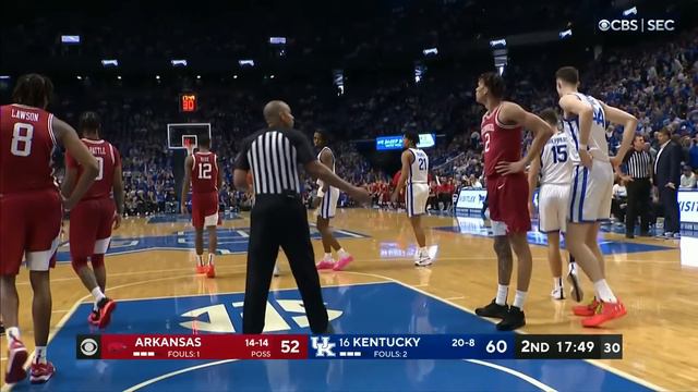 2023-2024 - Kentucky vs Arkansas (Game 29) смотреть онлайн