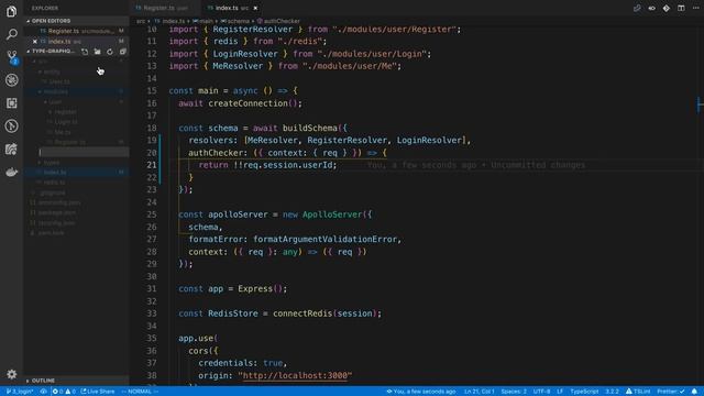Authorization TypeGraphQL смотреть онлайн