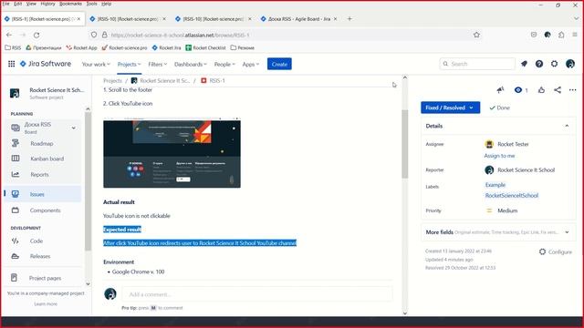 4.2 - Жизненный цикл бага - Практика - Готовимся к собеседованию с нуля - Ручное тестирование смотреть онлайн