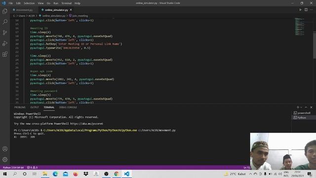 MEMBUAT "BOT" AUTO JOIN ZOOM MEEETING MENGGUNAKAN PYAUTOGUI смотреть онлайн