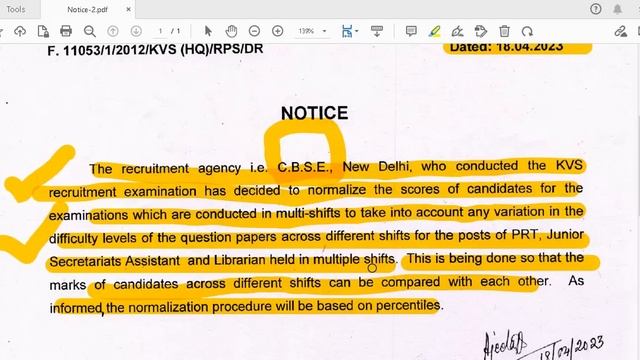 KVS URGENT NOTICE ON 19 APRIL 2023 FOR DIRECT RECRUITMENT 2022 FOR TEACHING & NON TEACHING RESULTS смотреть онлайн