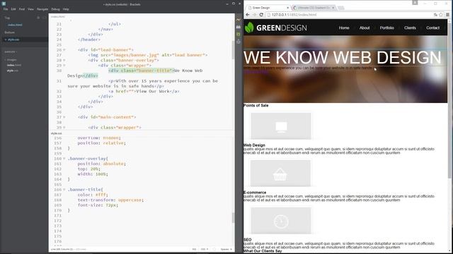 PSD to HTML & CSS (Series 1) #9 - Styling the Banner смотреть онлайн
