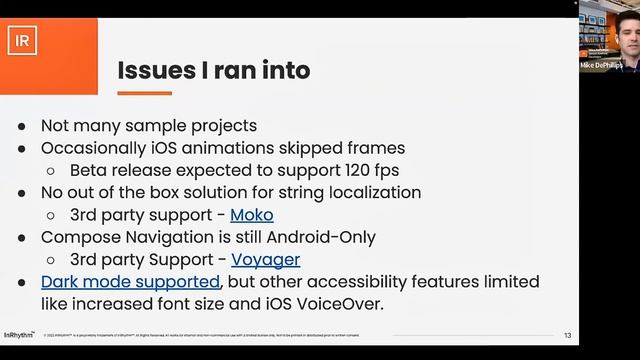 Lightning Talk / Compose Multiplatform / August 10th 2023 / Mike DePhillips смотреть онлайн