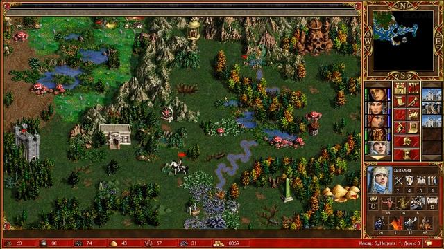 Heroes 3: HotA - Дьявол в деталях #3 (Добыл "Портал" в таверне) самая большая карта в Герои 3 смотреть онлайн