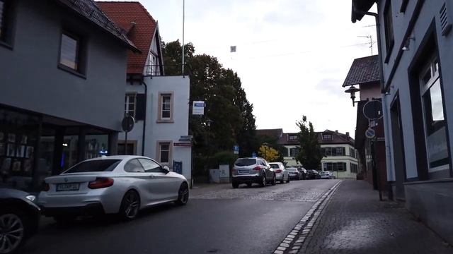 Walking In BAD DÜRKHEIM   Germany ??   Rainy Evening Tour   4K 60fps UHD