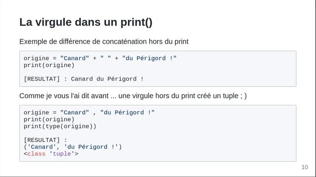 07 la concatenation en python смотреть онлайн