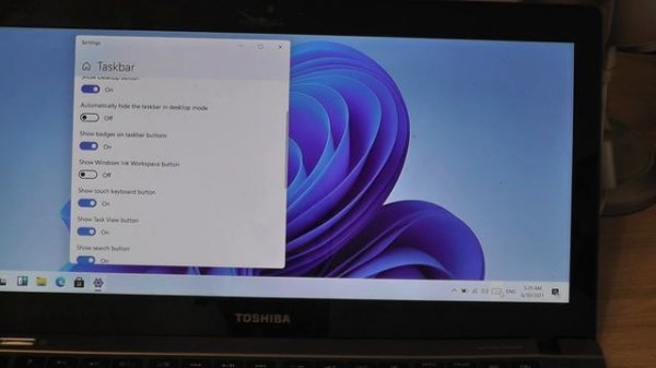 Настраиваю Панель Задач Taskbar в Windows 11