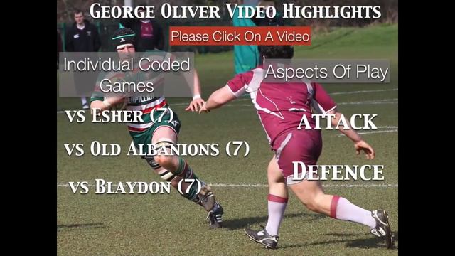 George Oliver Highlights 2014/2015 смотреть онлайн