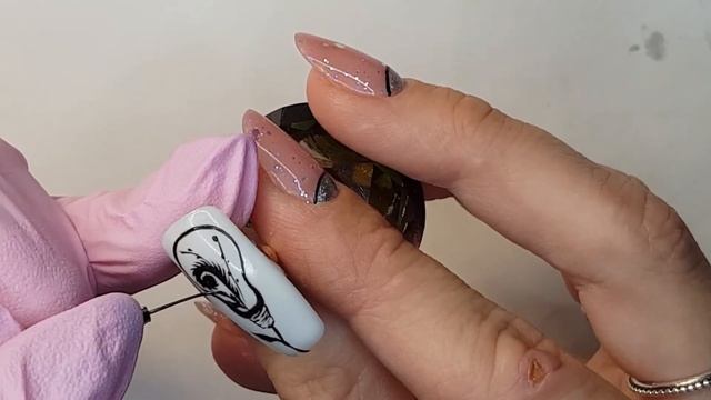 роспись минимализм гель-лаком Мир в лампе смотреть онлайн