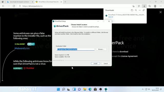Cara Instal Driver Pack Windows 11 | Instal Driverpack Solution Online