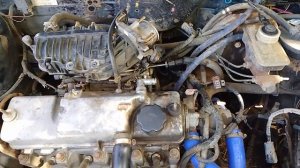 Как снять выпускной коллектор,не снимая впускной на ваз 2113,14,15.