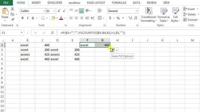 How to Replace Duplicates with Blank Cells in Excel смотреть онлайн