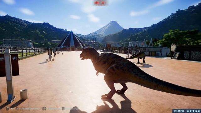 Jurassic World Evolution - 2 Pentaceratops & 2 Acrocanthosaurus Breakout & Fight! (1080p 60FPS) смотреть онлайн