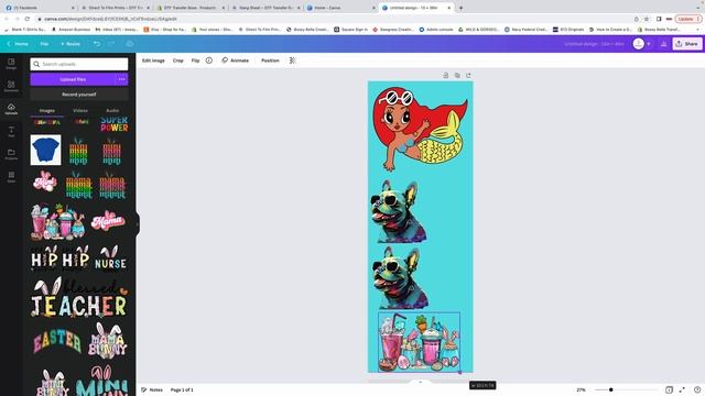 HOW TO SET UP YOUR DTF GANG SHEET ON CANVA IN 2023 | SET UP YOUR GANG SHEET STEP BY STEP смотреть онлайн