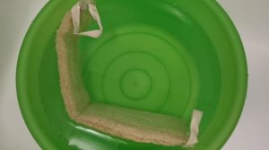 Мочалка из люфы натуральная - как смочить и придать нужный объем.