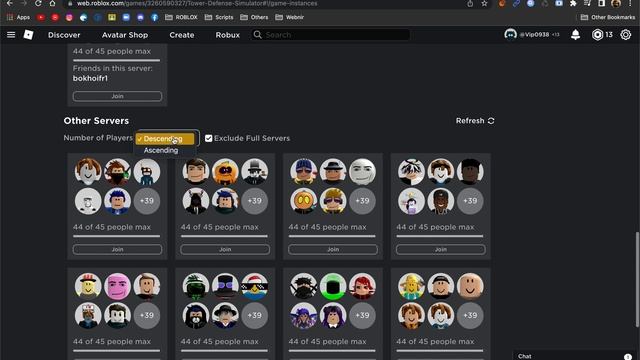 How to find empty servers without Roblox+ | 20 Seconds Tutorial смотреть онлайн