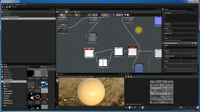 Substance Designer создание текстуры паркета ч2 смотреть онлайн