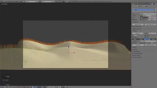 Уроки по Blender. Система частиц. Часть 3. Трава, Камни. смотреть онлайн