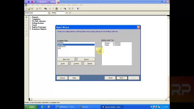 Oracle Reports Builder Tutorials lecture 9 смотреть онлайн