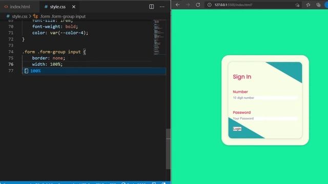 Responsive login form html css | Responsive Login Form | CSS Animation смотреть онлайн