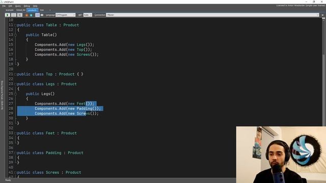 Composite Design Pattern (C#) смотреть онлайн