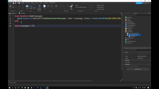 How to make Server Messages in Roblox Studio смотреть онлайн
