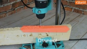 Стойка для дрели Sturm! 1092-ID-02. Тестируем в работе.