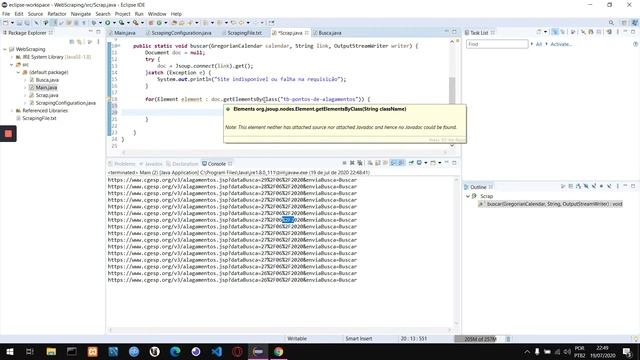 Finalizando o Scraping - JAVA Web Scraping смотреть онлайн