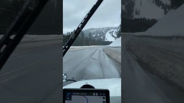Красивейший горный перевал. US-2. WA. Stevens pass. смотреть онлайн