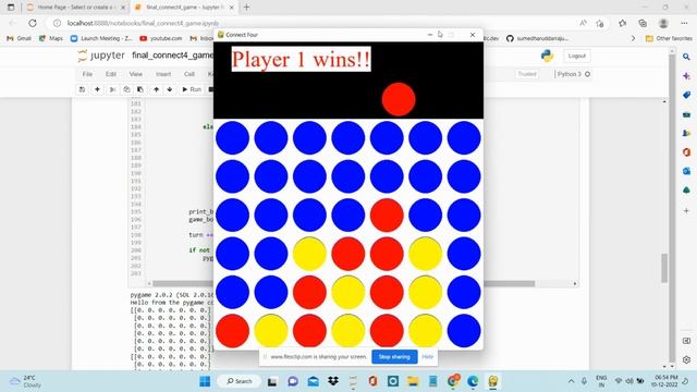 Connect4 Game in Python смотреть онлайн