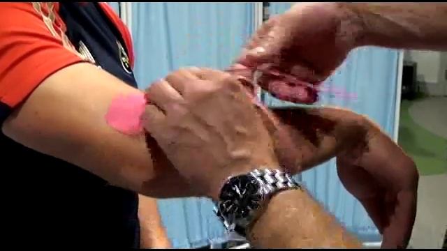 Kinesiology Tape Application Technique (Elbow) смотреть онлайн