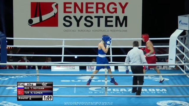 Kielce 2021 Session4B (M60kg) KOTOIAN Tengiz (RUS) vs OZMEN Kerem (TUR) смотреть онлайн