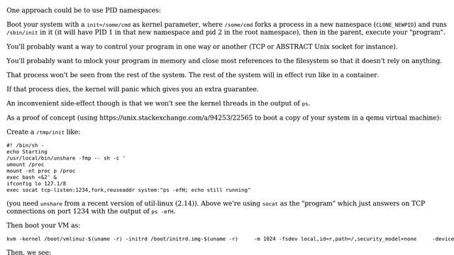 Unix & Linux: How can I create a hard to kill process? (2 Solutions!!) смотреть онлайн
