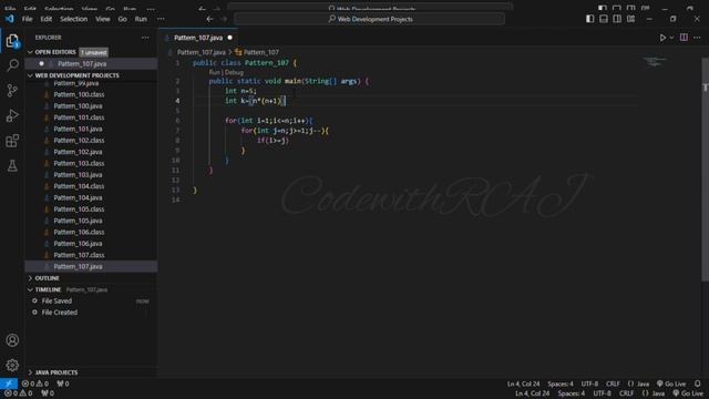 Java Pattern_107 смотреть онлайн