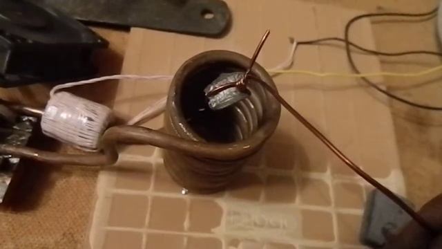 Индукционная плавка висмута