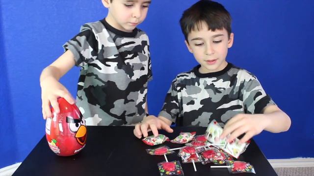Opening Angry Birds Eggs! Yay!!!! смотреть онлайн