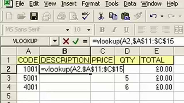 Microsoft Excel VLOOKUP Function Tutorial Part 1 смотреть онлайн