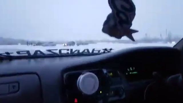 Toyota Mark II 2jz-ge. First winter drift смотреть онлайн