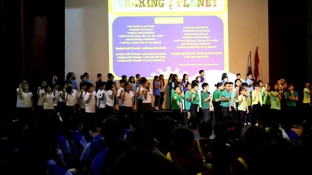 BINUS SCHOOL Simprug " Sharing The Planet " Assembly by Grade 4 Students смотреть онлайн