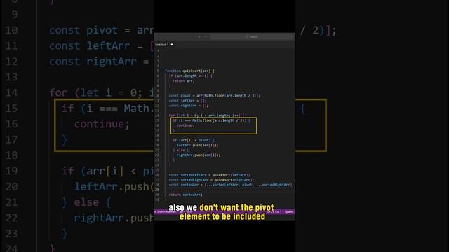 QuickSort Explained with Javascript смотреть онлайн