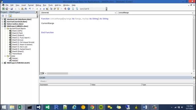 UDF1: Concatenate a Range of cells with separator (excel VBA) смотреть онлайн