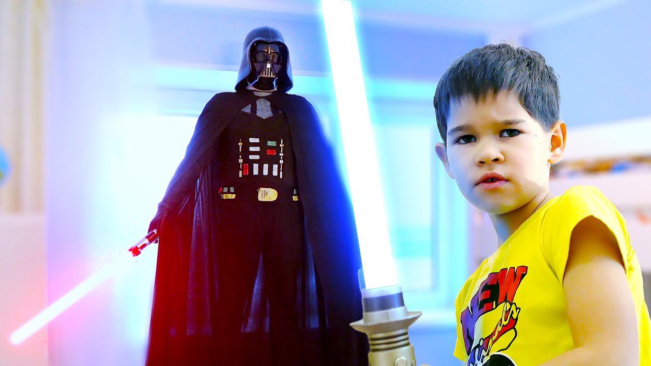 Эрик и Глеб играют в Звездные войны с Дарт Вейдером. Star wars parody / Erik Show смотреть онлайн