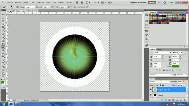 Ojo diseñado en Photoshop Cs 5.1 смотреть онлайн