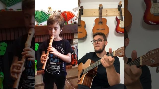 Besame Mucho. Recorder x Guitar x Ukulele Bass смотреть онлайн