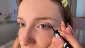 КАК УВЕЛИЧИТЬ ГЛАЗ БЕЗ ЛИНЗ |?макияж НЯШКИ из TikTok, который соблазнит твоего сенпая✨