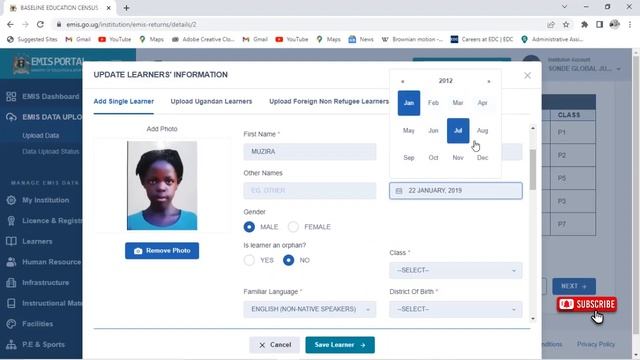 How to Upload EMIS Data Through Web Portal смотреть онлайн