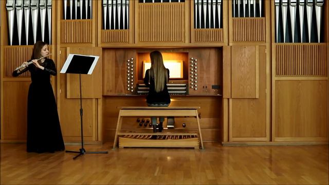 George Frideric Haendel- Sonata HWV 358 Monika Pietrzak- flute, Viktoria Koshuba- organ смотреть онлайн