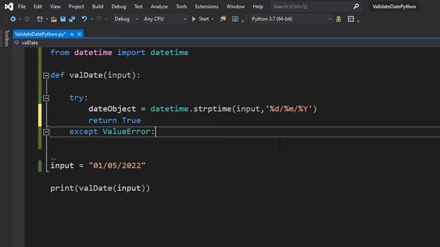 How to Validate a Date Using Python (Simple) смотреть онлайн