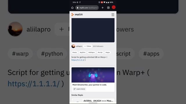 How to hack warp+ to get unlimited data | Get unlimited data 100% working #hacking #unlimited смотреть онлайн