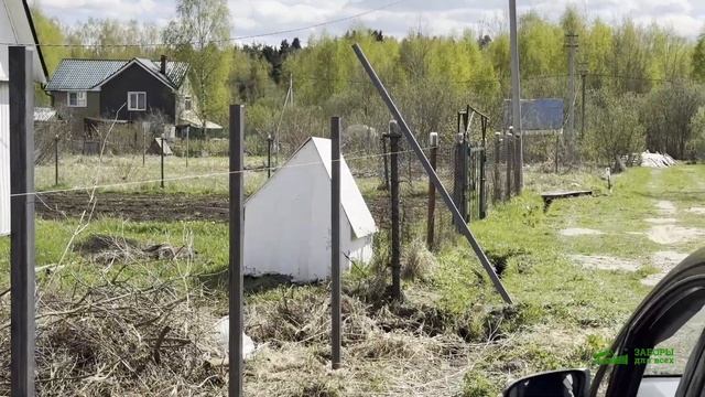 Забор из профнастила - как происходит монтаж! смотреть онлайн